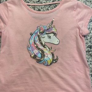 Childrens place size S Unicorn tee
